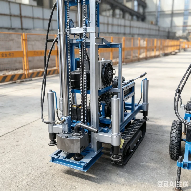 Diesel Hydraulic Crawler Drilling Machine For Rocky Terrain Drilling With Compact Mobile Structure Water Well Rig Manufacturer