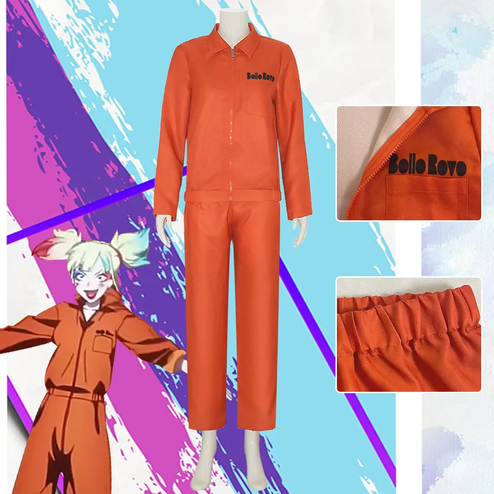 

Orange Workwear Costume Of The Another World Prison Uniform Halloween Performance Costume