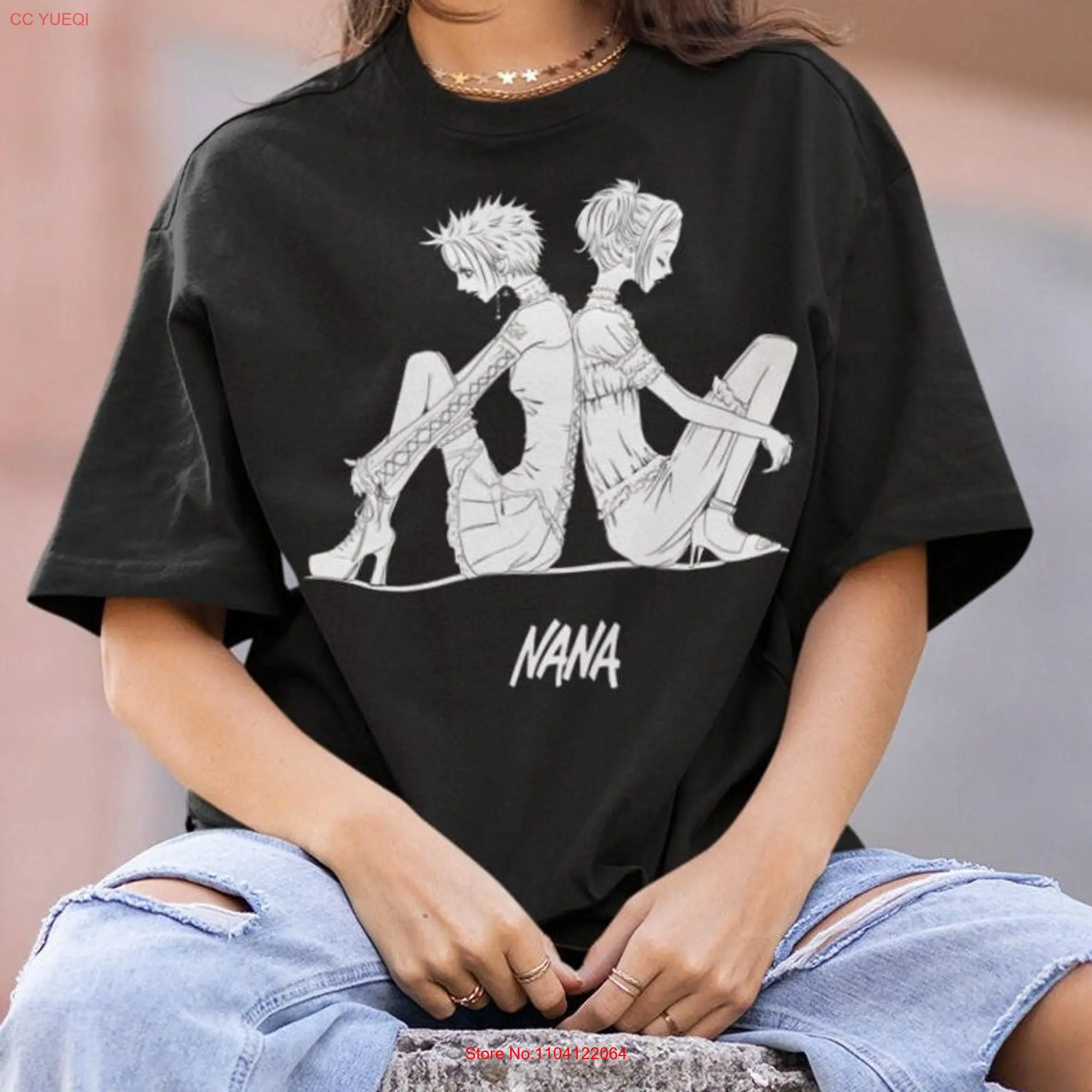 Nana Anime T Shirt Manga Lover Otaku Ropa Music Band Clothing Merch Trapnest long or short sleeves