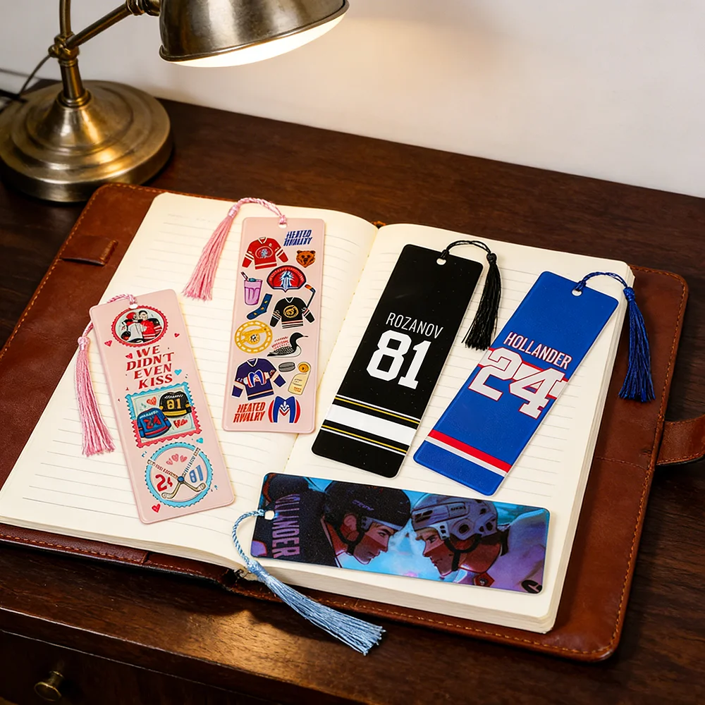 Heated Rivalry Bookmark Merch Stuff, Ilya Rozanov 81 Shane Hollander 24 Bookmarks Gifts Merchandise for Fans Women Men