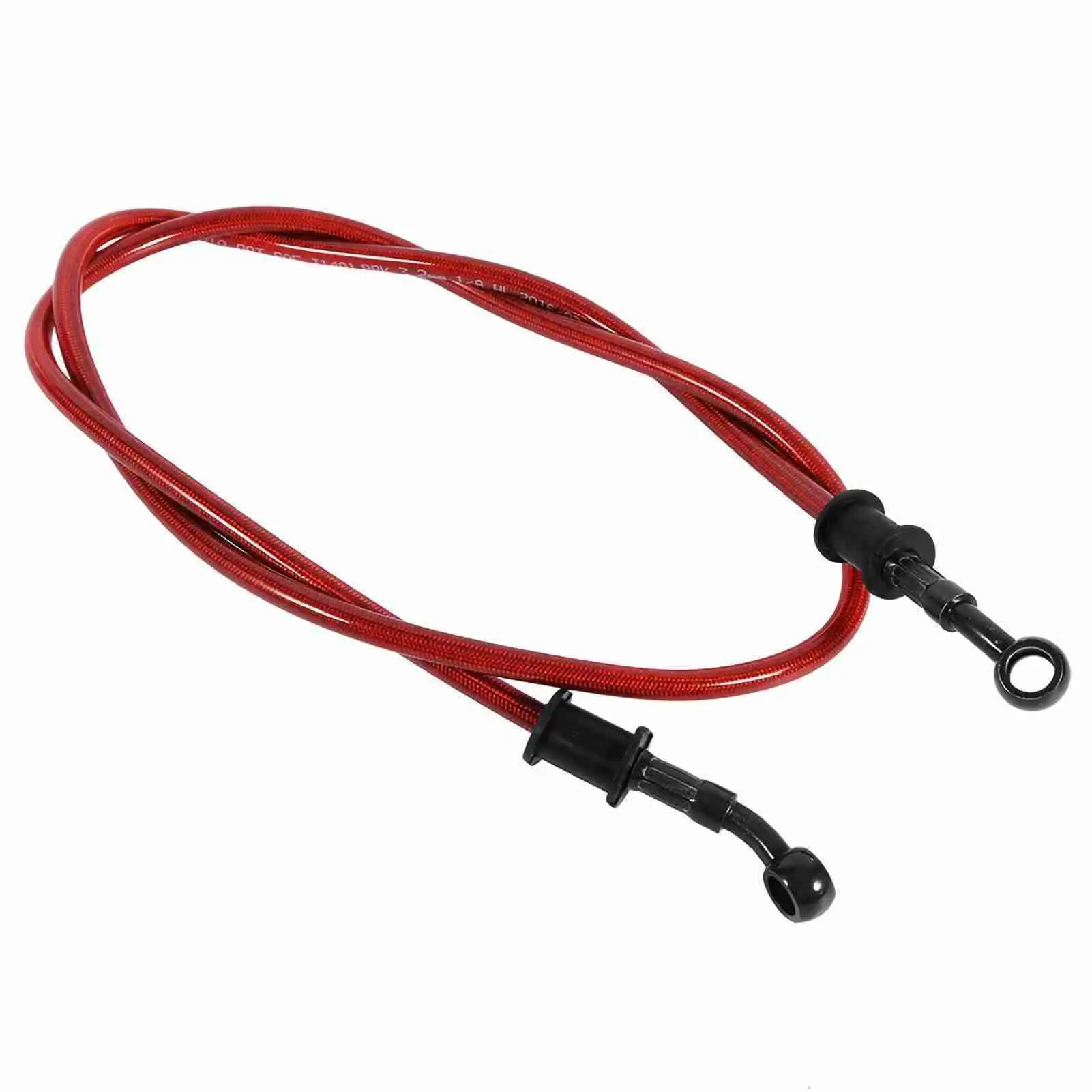 

60cm Motorcycle Steel Brake Clutch Oil Hose Line Pipe Red