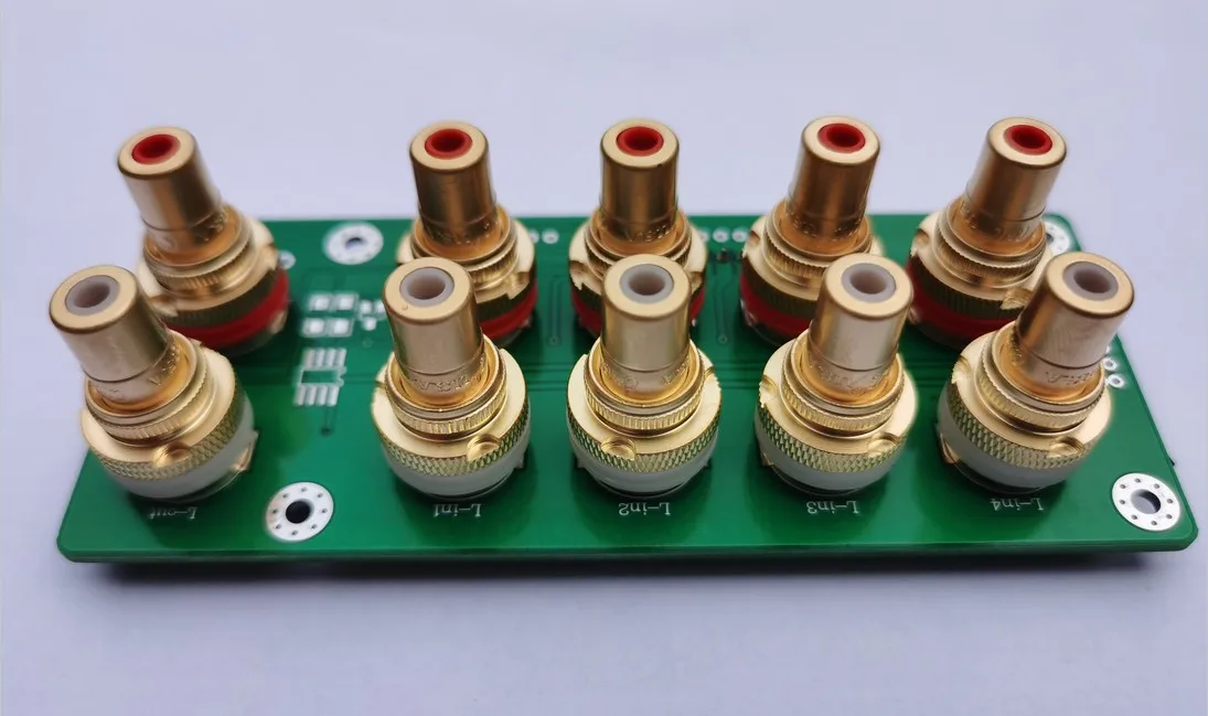 Reference Gao Wen Chassis ALPS Motorized Potentiometer RK168 Type Remote Control Volume Control Board with RCA Terminals