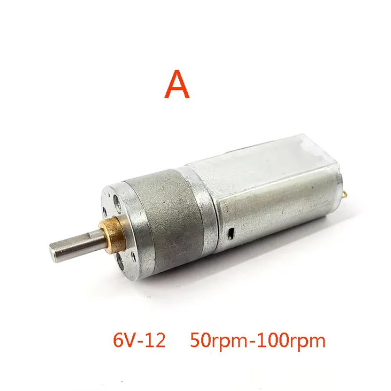 DC 12V 50RPM/100RPM Small 20MM 180 Full Metal Gearbox Gear Reducer Motor Slow Speed High Torque for Toy Robot Car