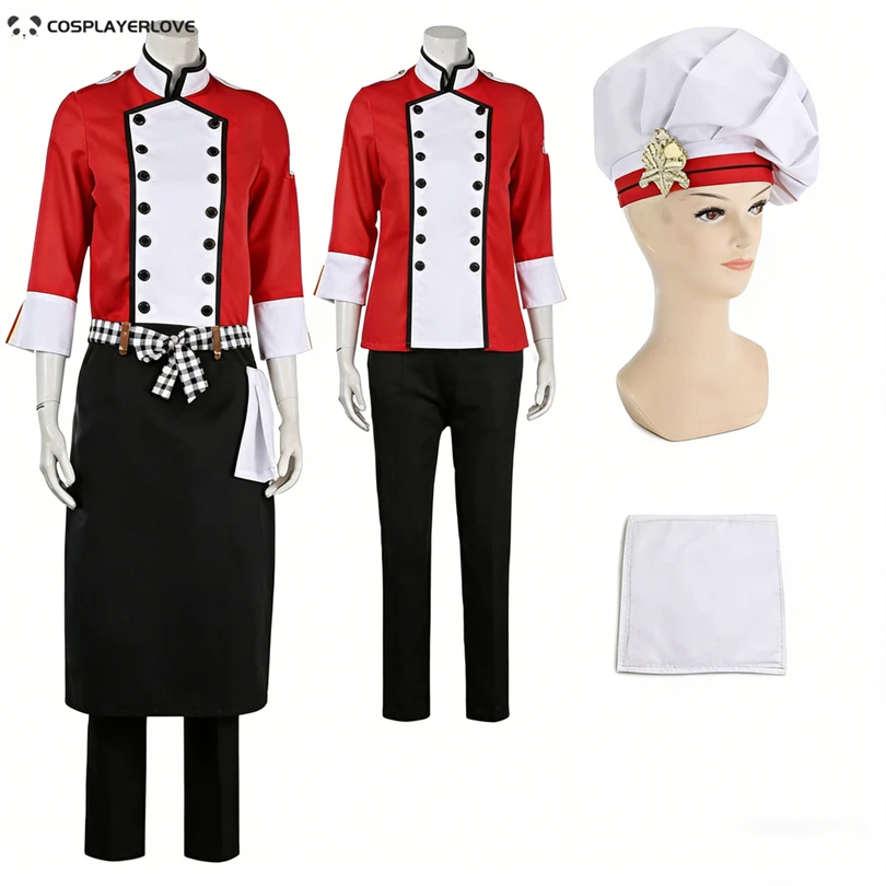 Twisted Wonderland Epel Felmier Azul Jamil Leona Idia Cosplay Costume Halloween Carnival Christmas Party Suit