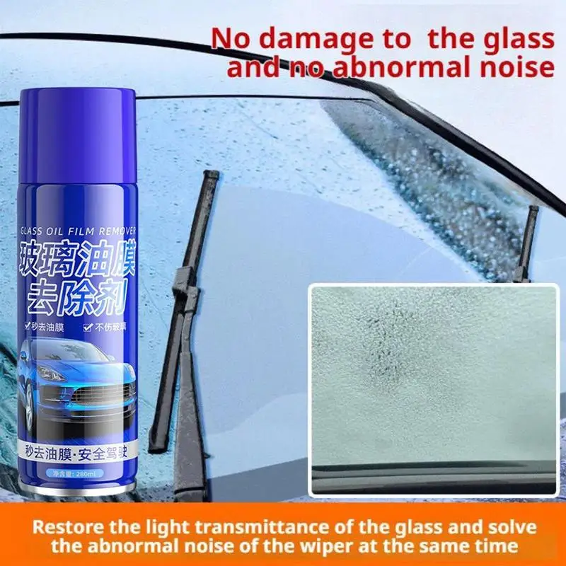 Windshield Oil Film Remover Stain Remover Automotive Glass Cleaner Polishing Long-Lasting Car Glass Coating Liquid Effective For