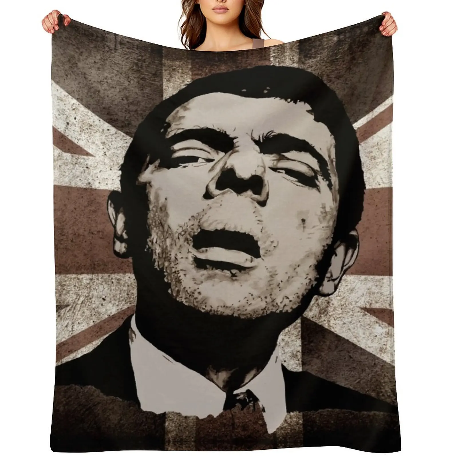 

UK BEAN Throw Blanket Luxury St Hairy Hairys Thin Blankets