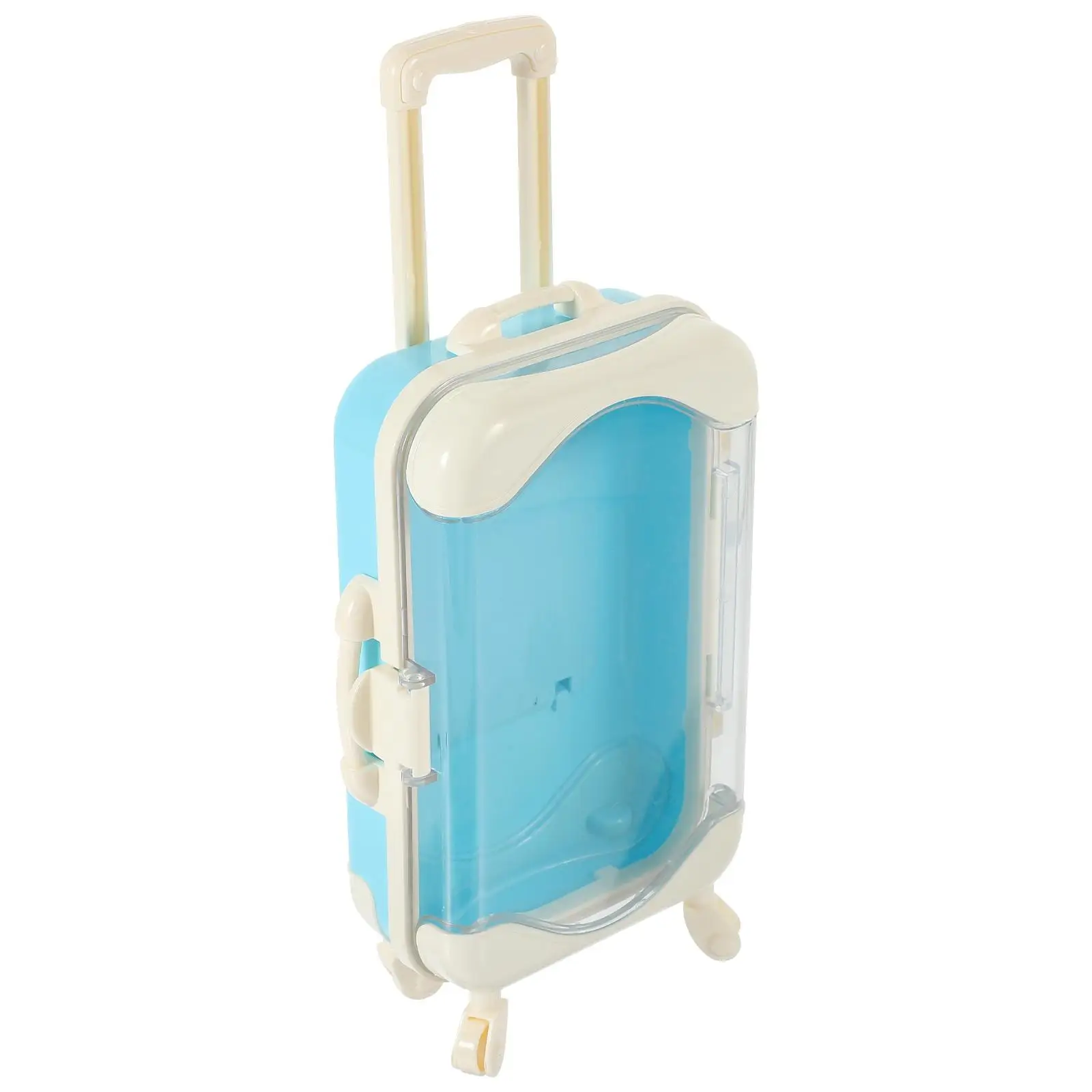 Mini Suitcase Girls Toys Accessories Luggage Playing House Room Plastic Baby Miniature Develop Children