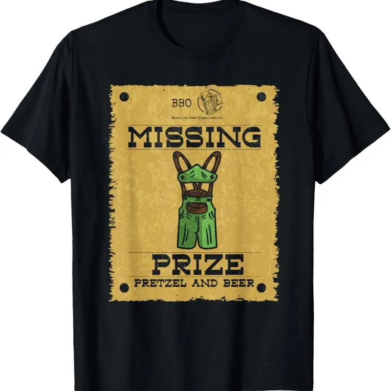 

Missing Lederhose Prize Pretzel Oktoberfest German T Shirt