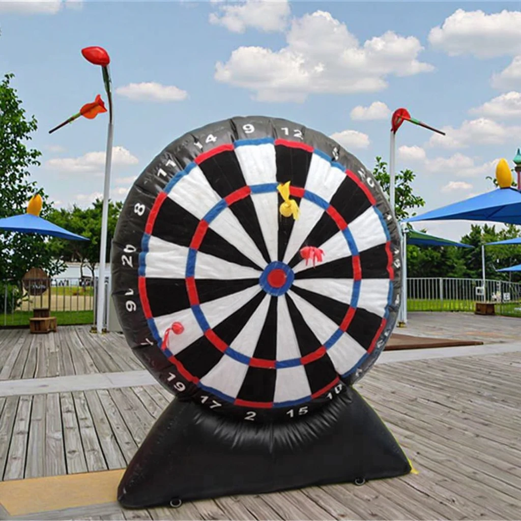 

Outdoor Sport Game 2mH Dartboard Shooting Target Inflatable Golf Dart Boards Soccer Dart for Entertainment