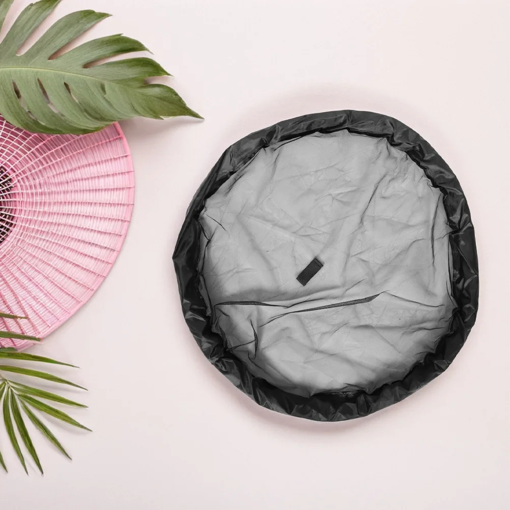 Round Floating Island Planter Pond Plant Barrier Fish Protector Easy Setup Durable Mesh Construction Pond Plant Protection