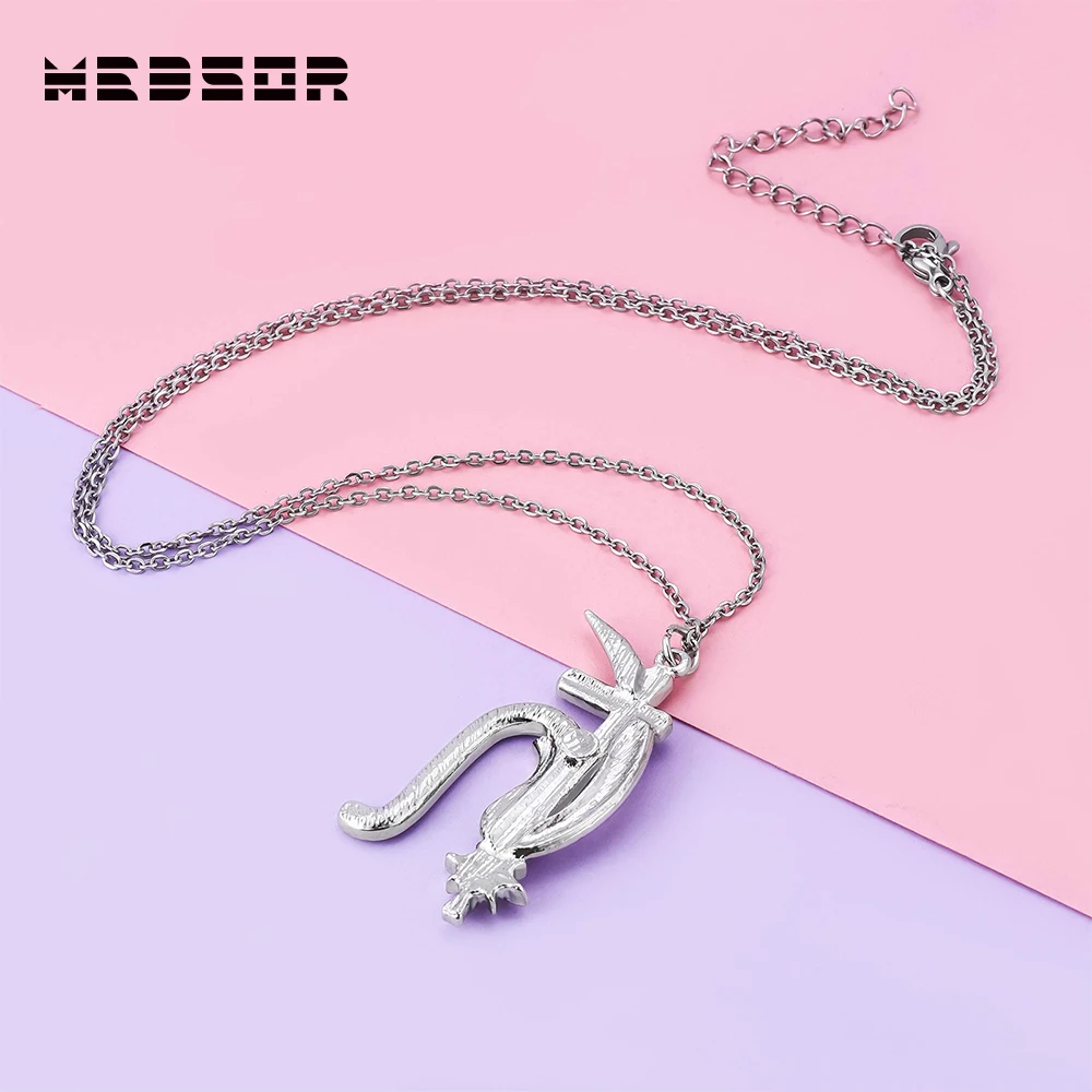 Medsor Sailors Saturn Moon Necklace Exquisite Jewelry Accessories Gift for Fan Coser Cosplay