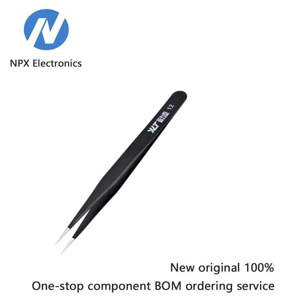 High precision tweezers with curved edges and fine pointed stainless steel anti-static tweezers, bird's nest hair picking and ac