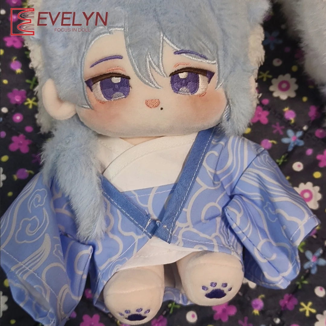 Evelyn 2 Style Japanese Kimono Outfit Accessories for 20CM Anime Cotton Doll Cute Doll Clothes for Dress up Game Clothing Gift