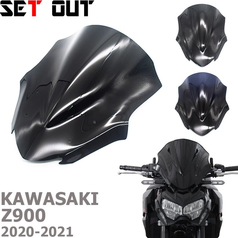 

Для Kawasaki Z900 Z900 z900 2020 новый двойной пузырь Z900 20 лобовое стекло аксессуары для мотоциклов лобовое стекло солнцезащитный козырек ветровой дефлектор