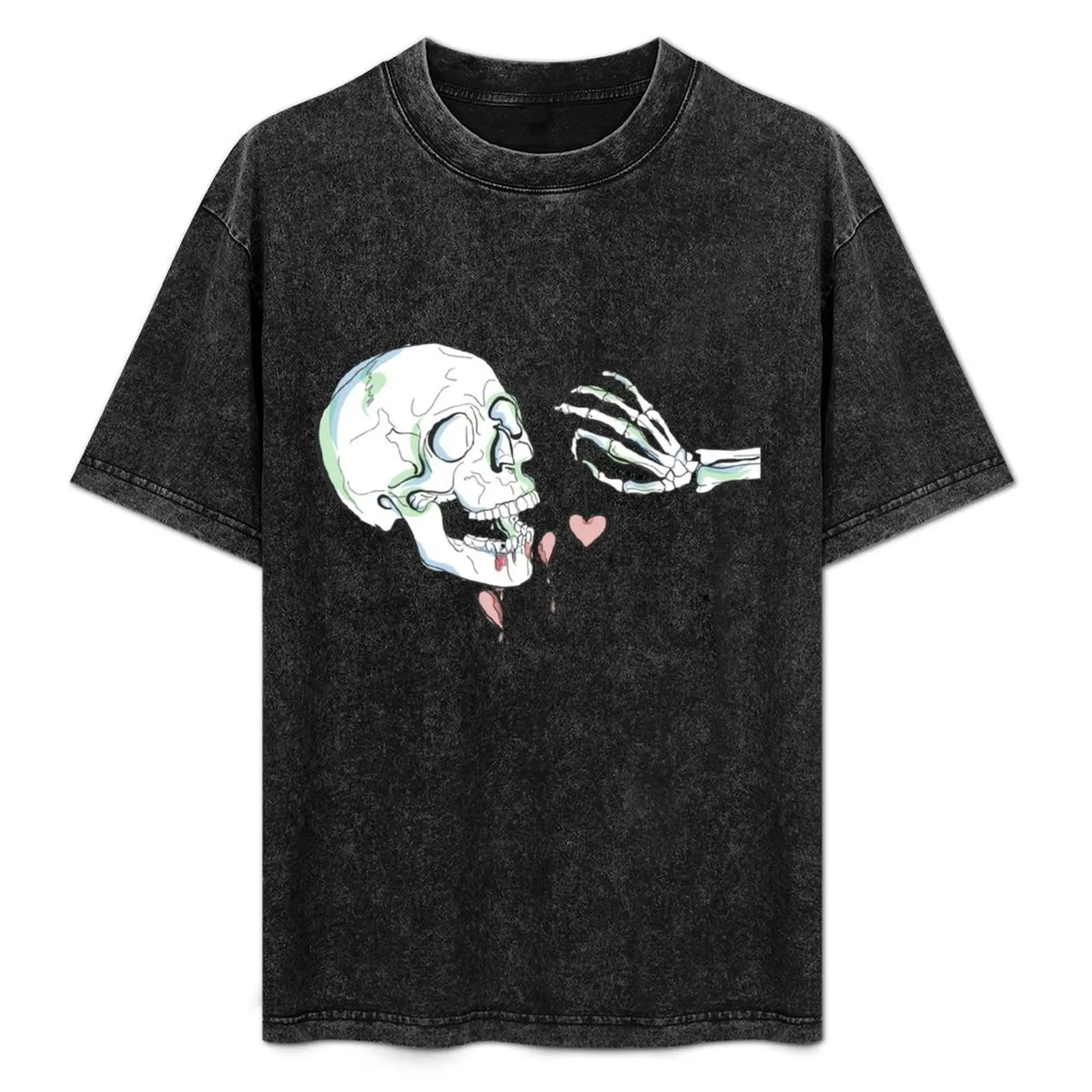 

Cherry Hearts T-Shirt Sweat Absorbing Sports Tee Shirt
