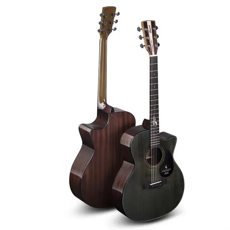 Factory Direct Wooden Guitar S25 V12 Single-Sided Folk Beginner Electric Box Guitar Men's and Women's 36/40/41 Inches