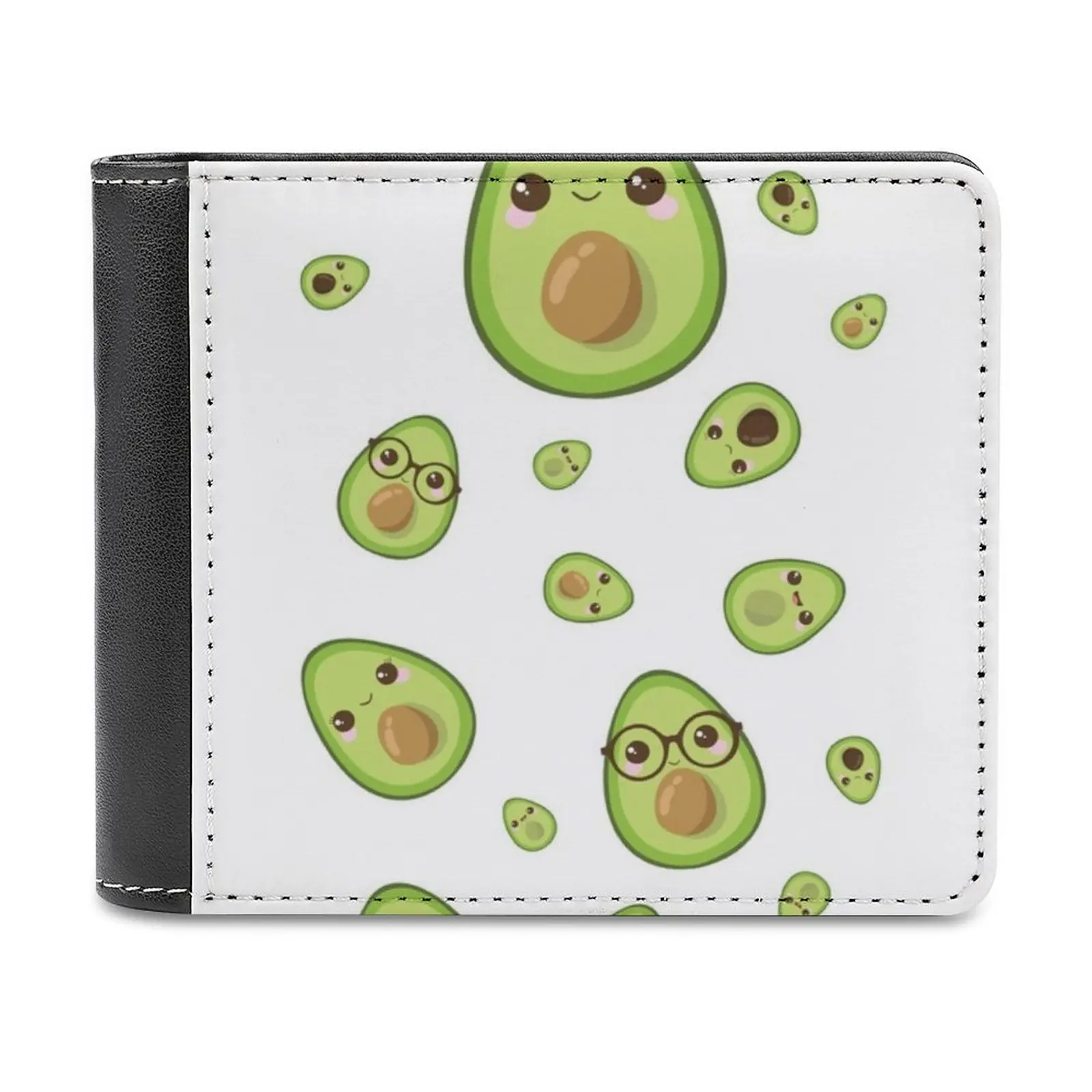 

Cutest Avocado Ever Men's Wallet Purses Wallets New Design Dollar Price Top Men Leather Wallet Avocado Avocado Lovers Avocado