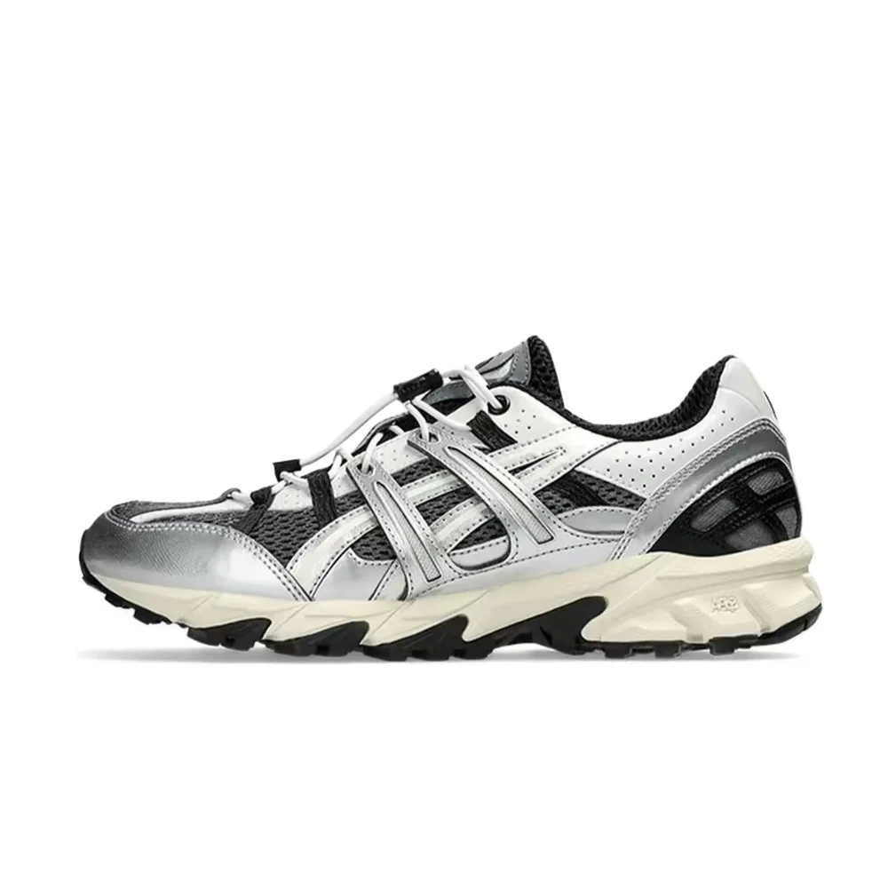 ASICS Gel-Sonoma 15-50 Low-Top Casual Running Shoes Black/Silver Comfortable NoSlip Durable for Men Fit Style 1203A668-020