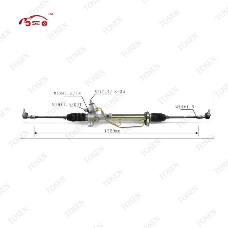 Steering System Parts Rack Pinion Steering Rack 191422055 191422065C for VW Golf Jetta2