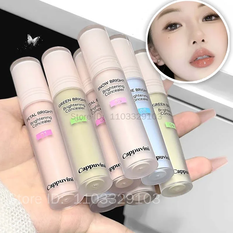 كريم أساس سائل عالي اللمعان، عصا خافي عيوب البشرة، مرطب يدوم طويلاً، كونتور للوجه، تغطية كاملة، تعديل مكياج لون البشرة #4