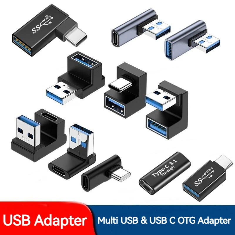 Universal Otg USB 3.0 Cable Charging Adapter Type C to Usb Charger for Samsung Oneplus 9 Phone Accessories Laptop Xiaomi 11 Pro