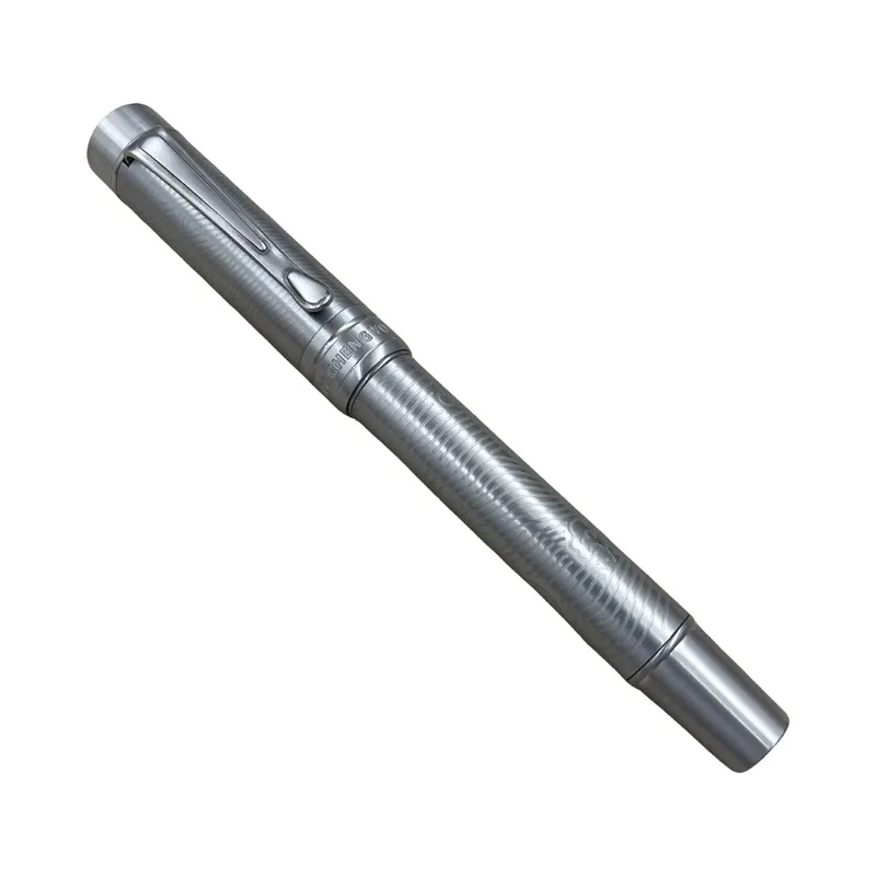 Low Discount Pengchen All Titanium Alloy Fountain Pen Hand Polished F 0.5mm Tip Calligraphy Pen Tutorial Guide Beginners Artists