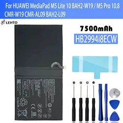 NEW Orginal HB2994i8ECW Battery For HUAWEI MediaPad M5 Lite 10 BAH2-W19 / M5 Pro 10.8 CMR-W19 CMR-AL09 BAH2-L09  Batteries