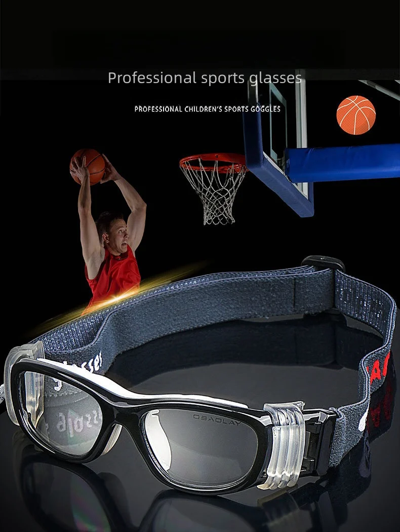 Neue basketball brille sport augenschutz männer augen rahmen fußball basketball optische rezept brille männer L023-1 – Detail 1
