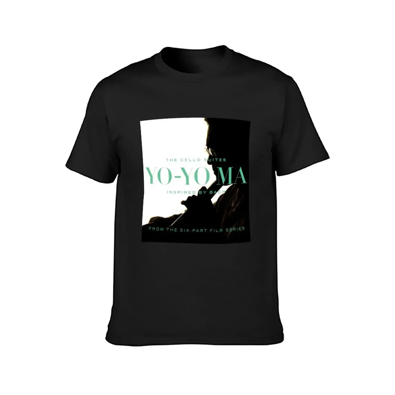 Yo-Yo Ma the cello suites inspired by bach T-Shirt customs design your own Short sleeve tee t shirts men