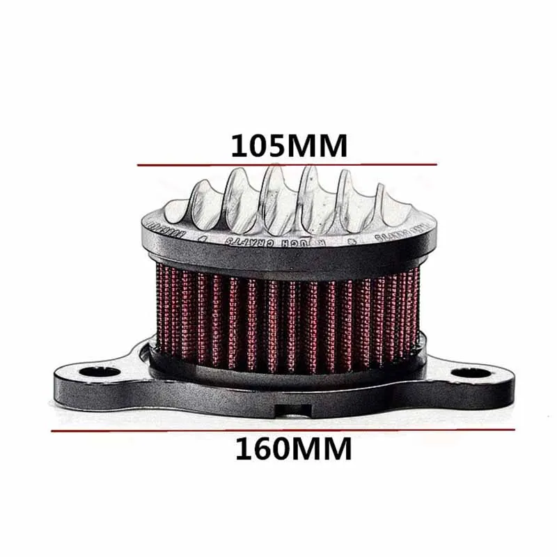 Motorcycle CNC Aluminum Grill Vintage Air Filter Air Cleaner Intake Filter System Tuning Accessories for Harley XL883/1200 X48