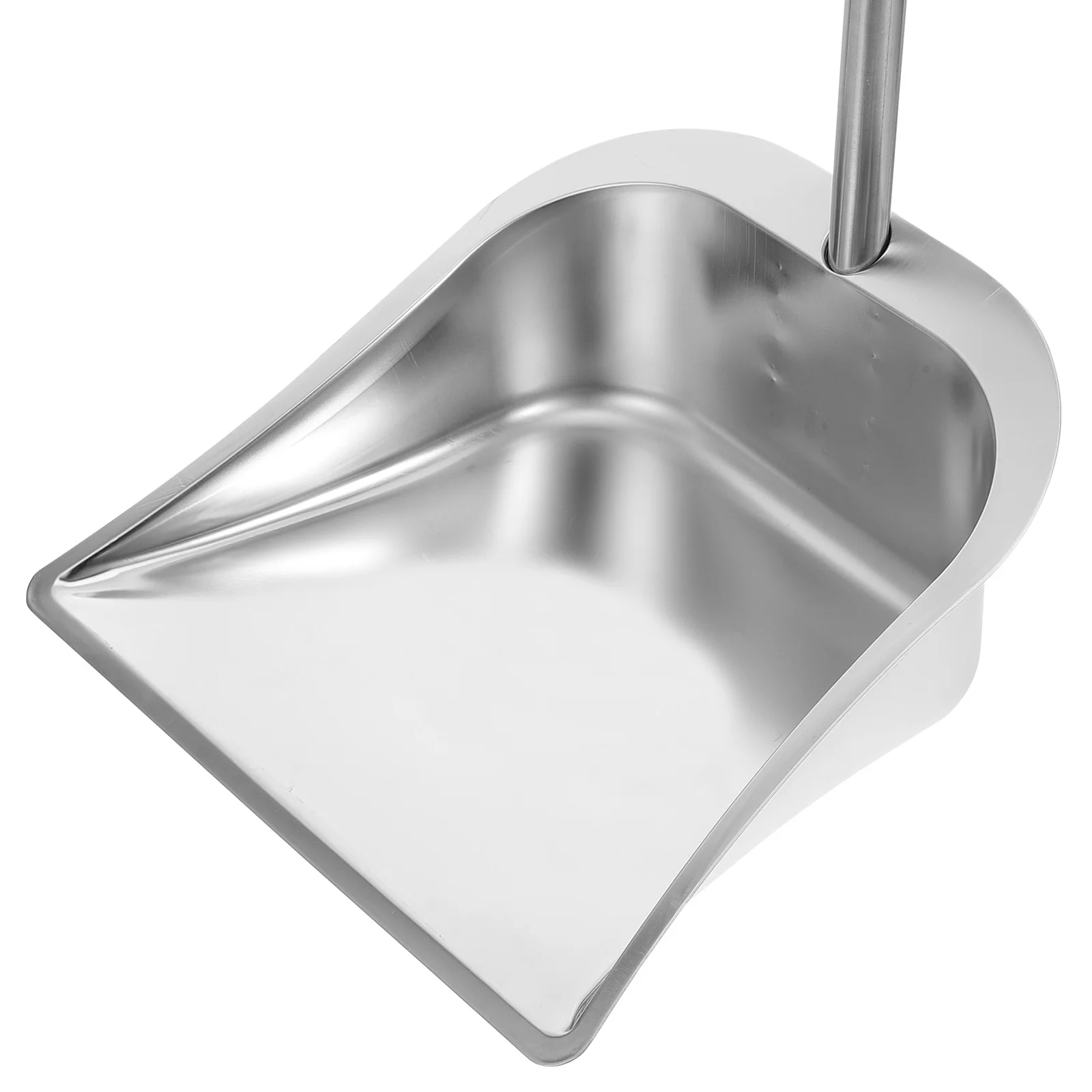 Dustpan Sanitary Bucket Stainless-Steel Metal Office Dustpans Window Blinds for Home