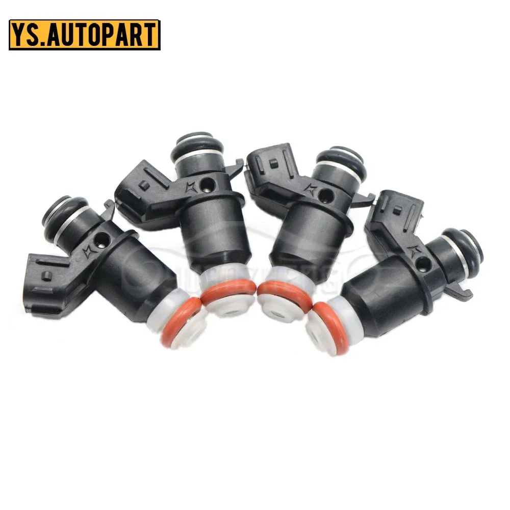 4x 16450-PLC-003 Car Fuel Injector Nozzle Fit For HONDA CIVIC EX 1.7L L4 2001-2005 For SUZUKI GSXR1000 2003-2004 16450-PLD-003