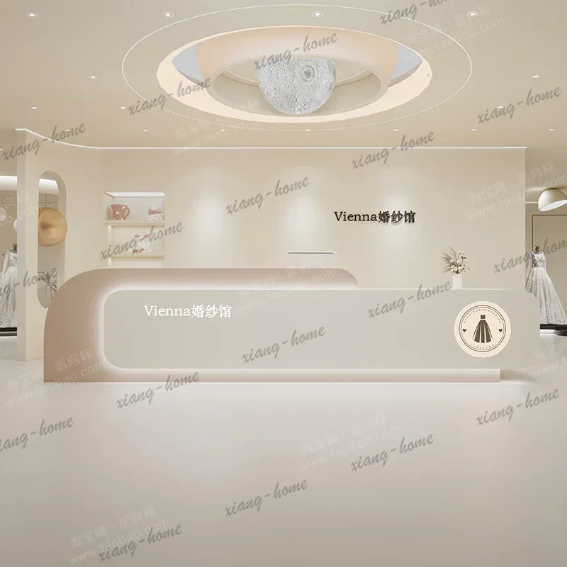 Best Sellers Nordic Luxury Reception Desks Checkstand Coffee Shop Customer Shop Counter Beauty Salon Atril Furniture Comptoir D'