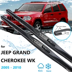 3x For Jeep Grand Cherokee WK MK3 2005~2010 Front Rear Wiper Blades Set Kit Brushes Window Windscreen Cleaning Car Accessories