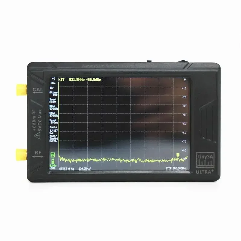 Zeenko TinySA ULTRA Plus ZS-406/ZS-407 Penganalisis Spektrum Kecil Genggam TinySA Layar Sentuh 4 Inci Baterai Bawaan