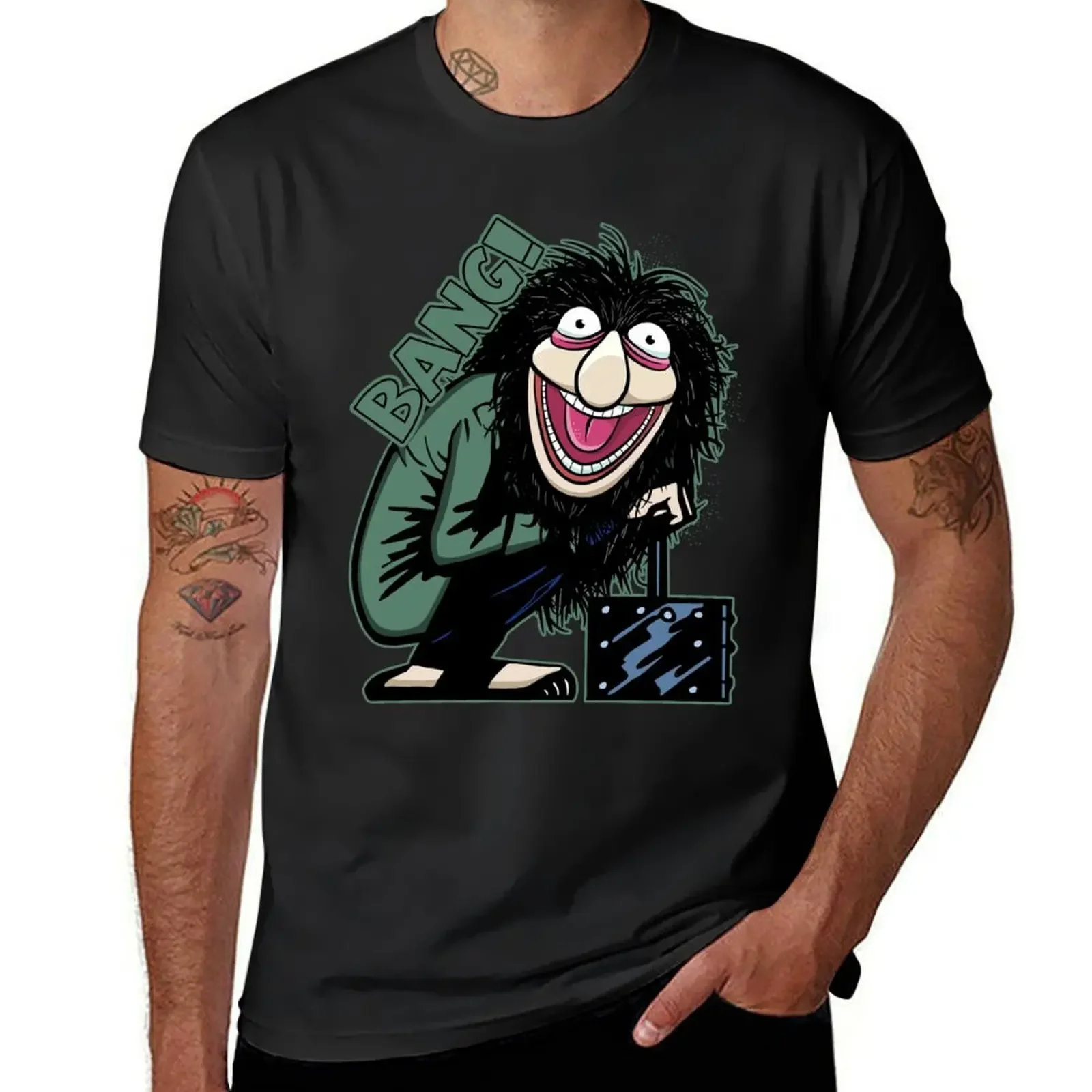 

Crazy Cacklin' Harry T-Shirt customs design your own anime shirt funny meme t-shirts boys animal print Men's clothing