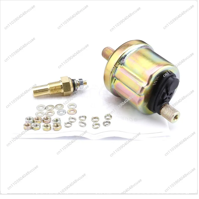 Car Meter, Modified Car Meter, Black Triple Water Temperature, Oil Temperature, Oil Pressure and Voltmeter