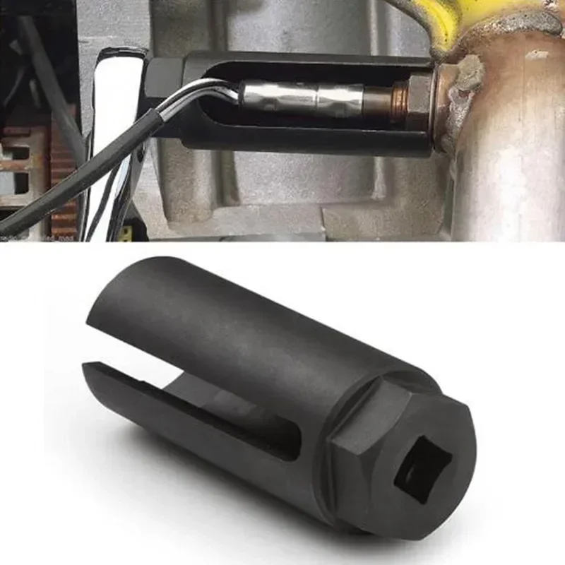 1/2 9cm"square driver disassembly European oxygen sensor socket wrench Black oxygen sensor socket tool image 5