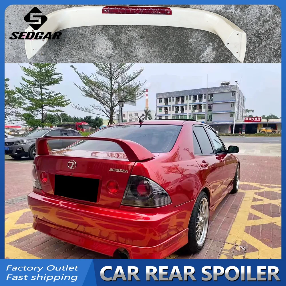 

Для 1998-2005 Lexus IS200 IS300 ALTEZZA, оригинальный стиль с подсветкой, высококачественный задний спойлер из АБС-пластика, спойлер для багажника