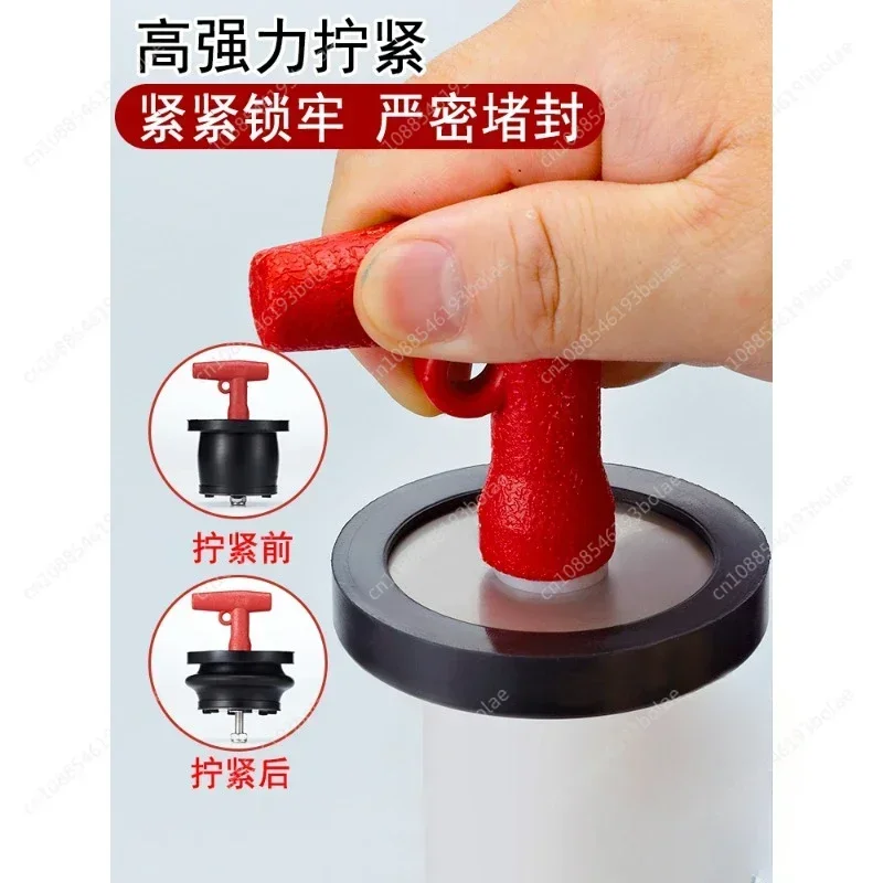 Floor Drain Plugger Closed Cover Sewer ging Artifact 50 Pipe Sealing Plug Head Drainage Hole Anti-reverse Plug