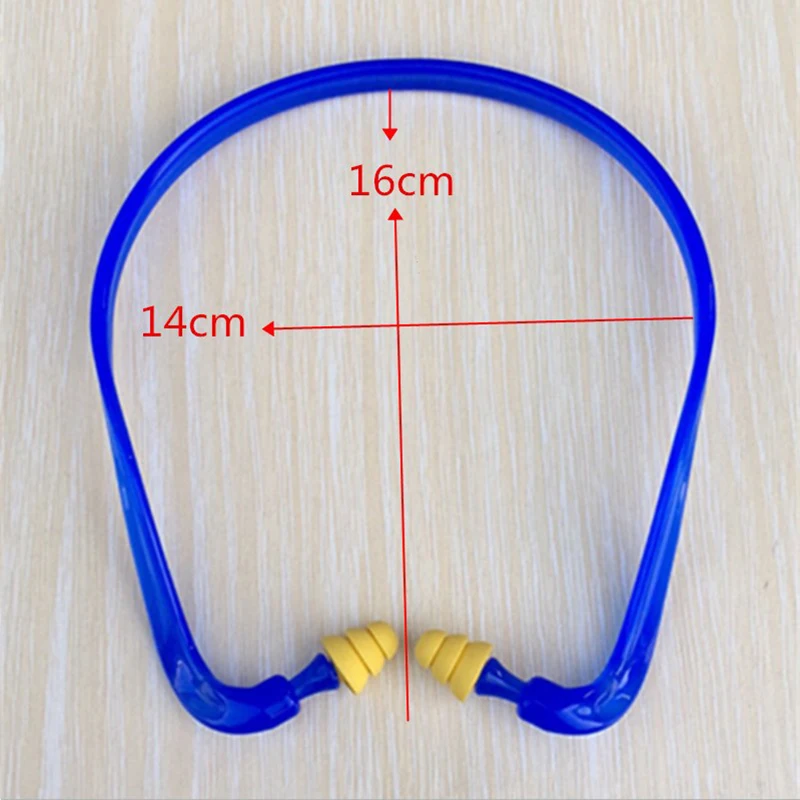 سدادات أذن مضادة للضوضاء مضادة للشخير مثبتة على الرأس ، سدادات أذن بتقليل الراحة ، سدادات أذن بسلك للسمع قابلة لإعادة الاستخدام