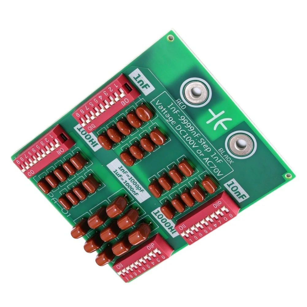Adjustable Programmable Capacitor Module 1nF-99999nF 1nF Step DC100V AC70V FR-4 Board Suitable For Laboratory Testing And Electr