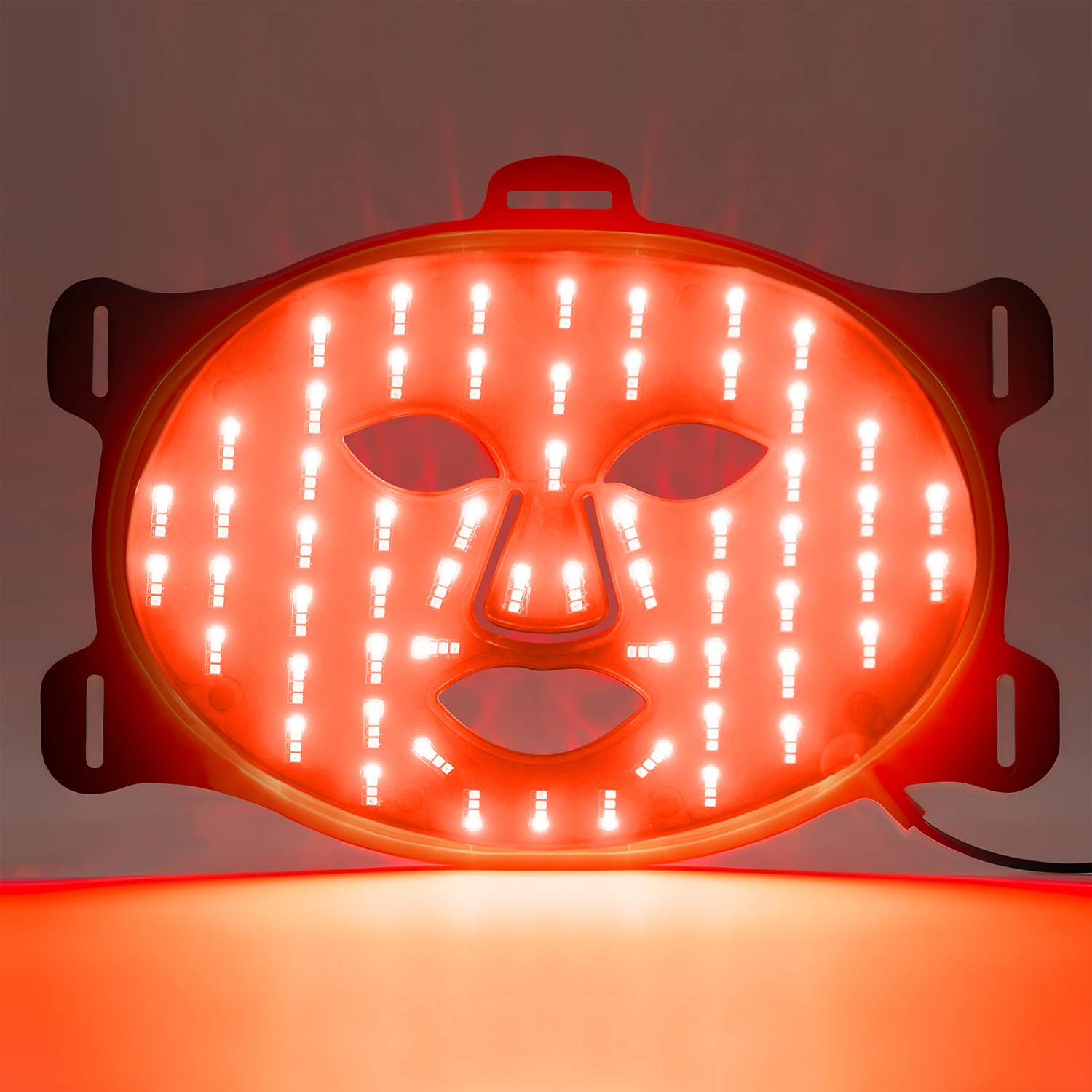 1PC Free Logo And Color Box Customize Silicone Led Mask With 240 Leds 4 Color Face Care Red Light Therapy Led Mask