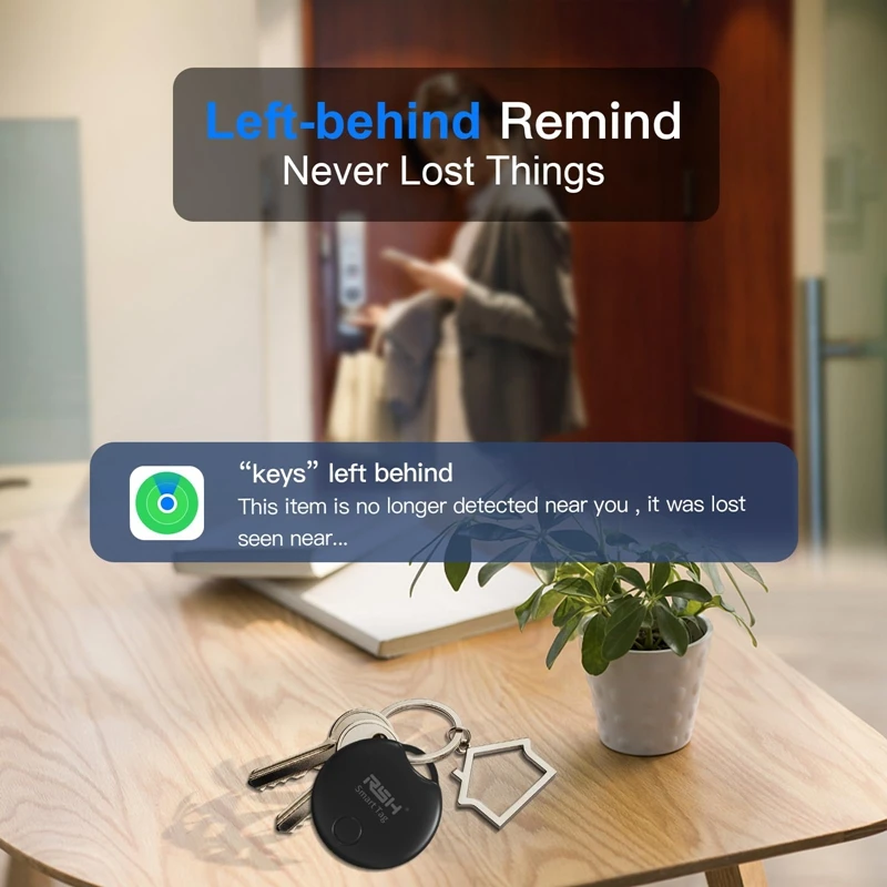 Imagem -02 - Etiqueta Inteligente para Airtag Apple Encontrar Meu Sistema Ios Gps Mini Samrt Rastreador Certificação Mfi Anti Perder Dispositivo de Lembrete Chave Carteira Carro