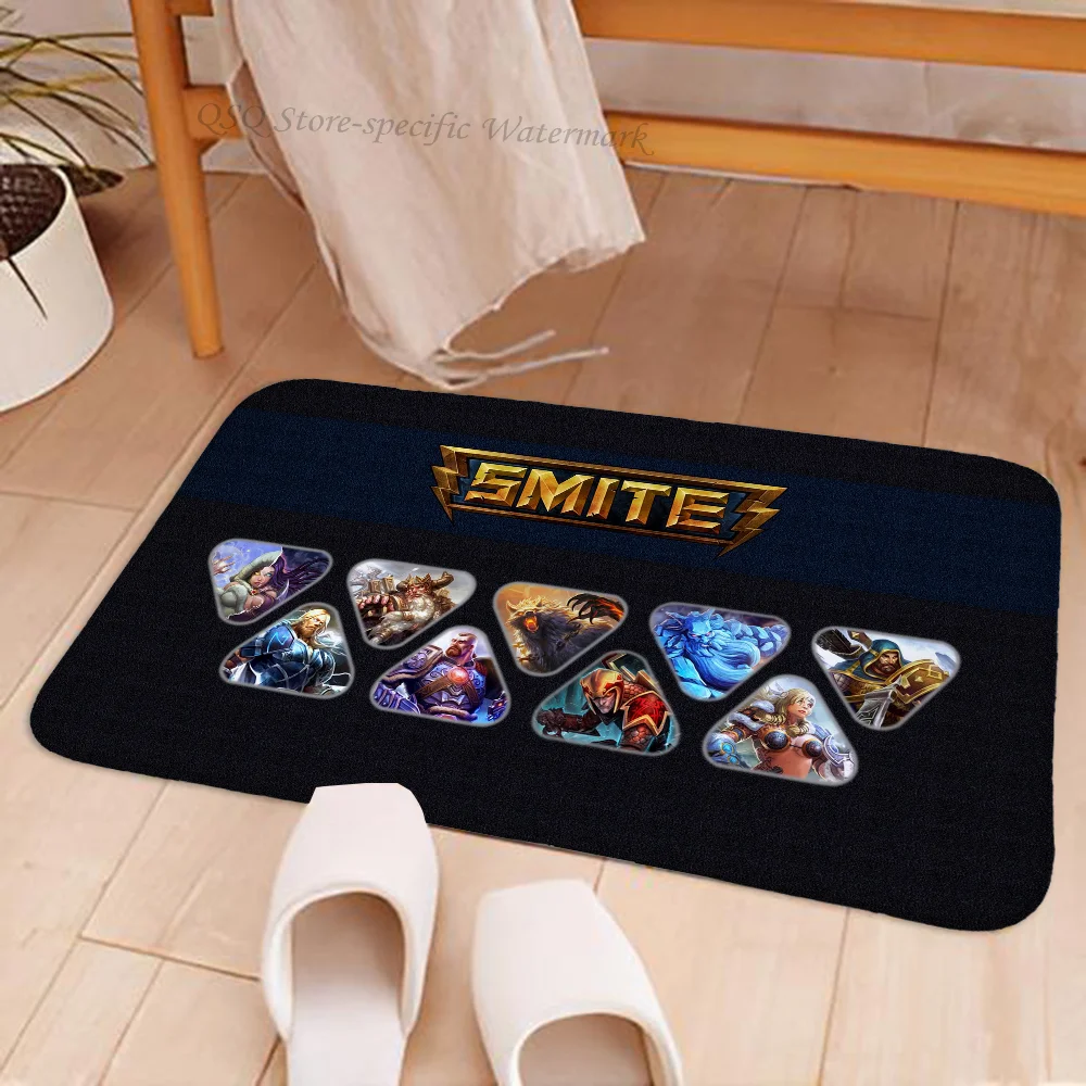 1pc Smite Floor Mat Doormats Home Carpet Foot Mat Bathroom Absorbent Mats Anti-Slip Mats Home Decor