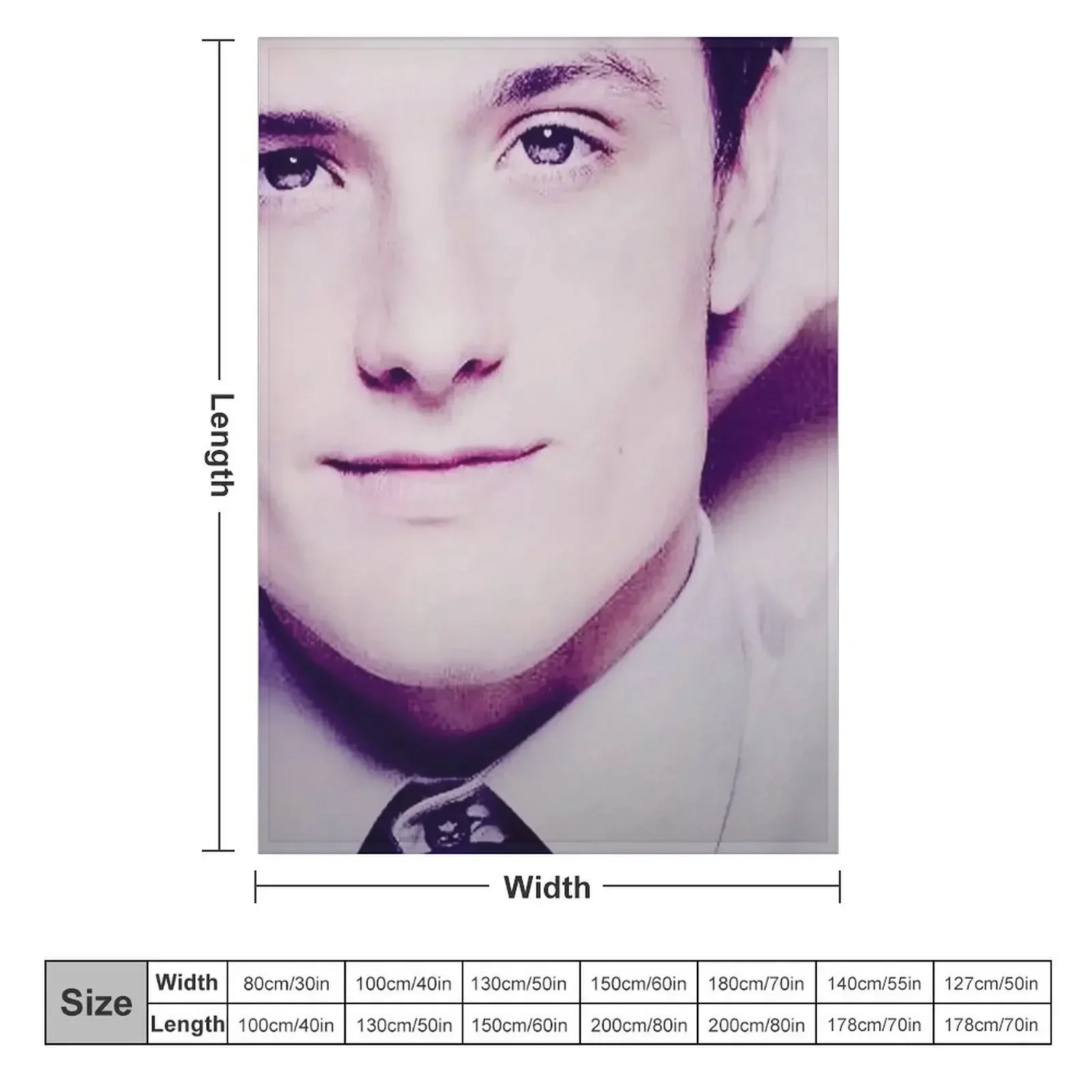 whistle josh hutcherson Throw Blanket Baby Hairy Blankets For Sofas Flannel Fabric Blankets