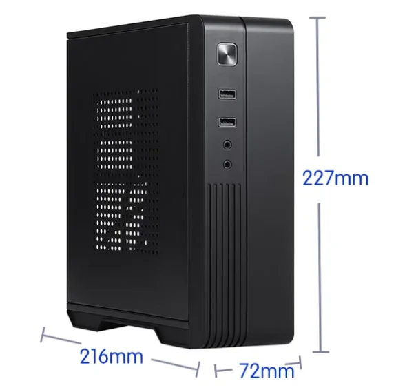 A09 Черный Ультратонкий Mini ITX Полноразмерный универсальный аппарат 17*17 Htpc Small Chassis MX02