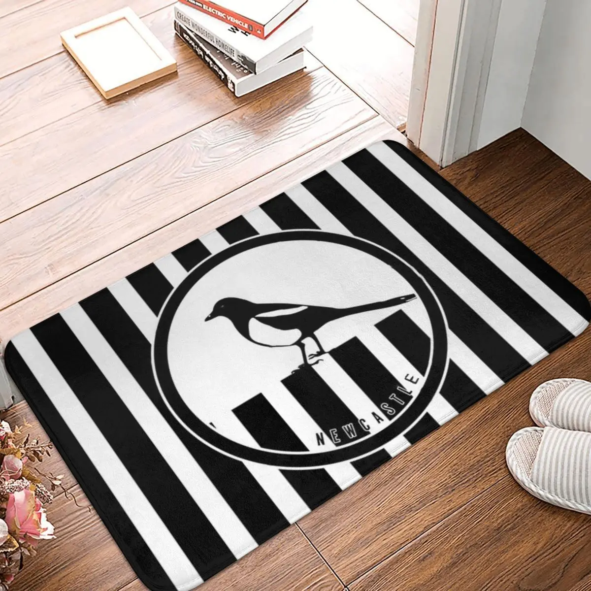 Newcastle - Magpies Non-slip Doormat Floor Mat Absorbent Mat Carpet Rug for Kitchen Entrance Home Bathroom Footpad Mats