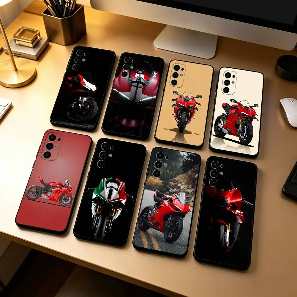 Hit Product Moto Cool V4 S Phone Case For Samsung S25,S24,S21,S22,S23,S30,Ultra,S20,Plus,Fe,Lite,Note,10,Black Cover