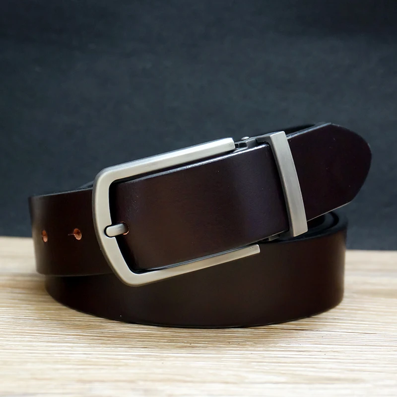 Mens belts, Men's leather belt, top layer cowhide Needle buckle belt, jeans with belt, leather casual formal wear